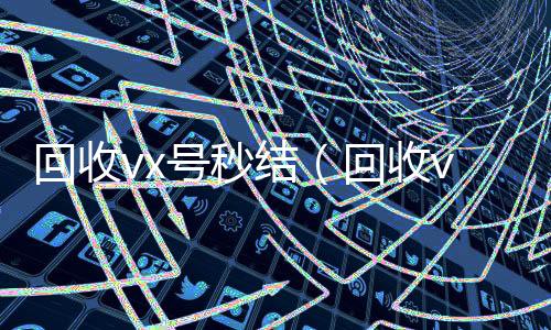 回收vx号秒收vx结（回收vx号平台）